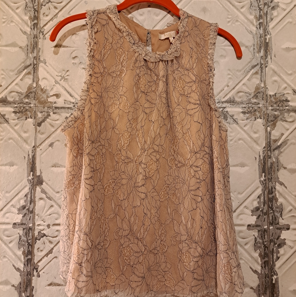 WAYF LACE FLORAL TANK TOP IN SIZE M - Picture 2 of 12